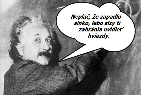 CITÁT DŇA: Legendárny Albert Einstein o slzách