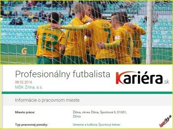 Neuveriteľná situácia v Žiline: Futbalistov hľadajú na inzerát, Slováci dostali košom