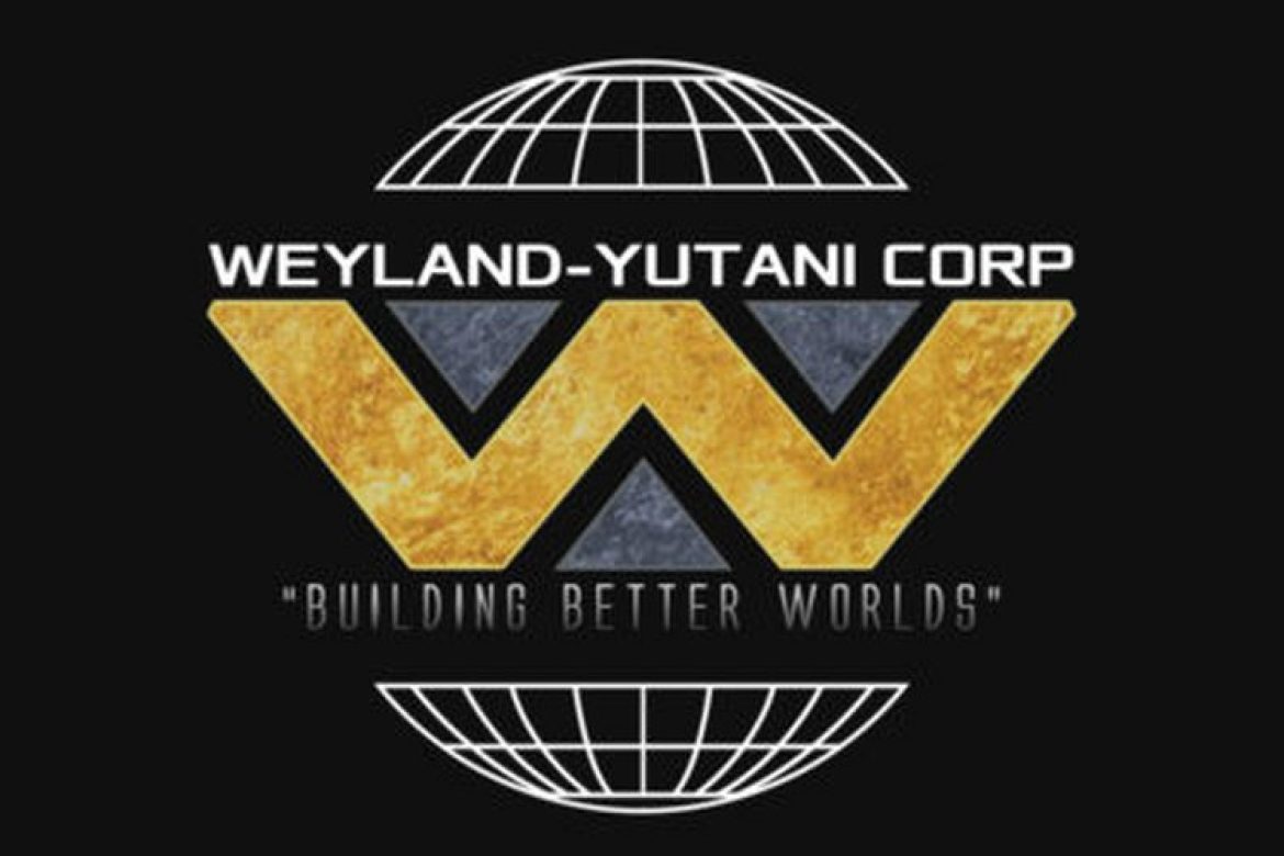 Building better worlds. Alien Корпорация Вейланд-Ютани. Эмблема Вейланд Ютани. Чужой Вейланд Ютани логотип. Корпорация Ютани.