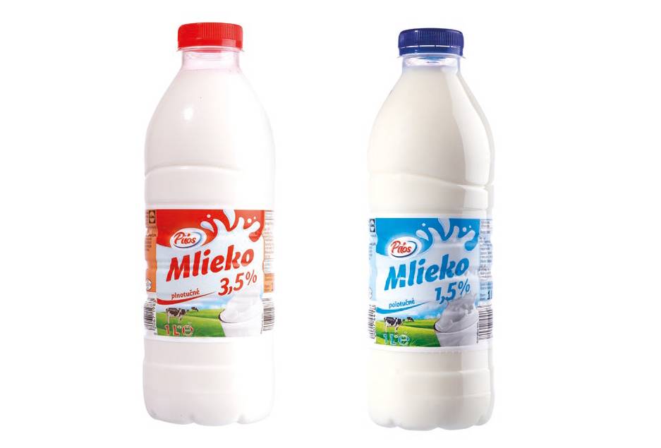 Konatminované mlieko v Lidli. 