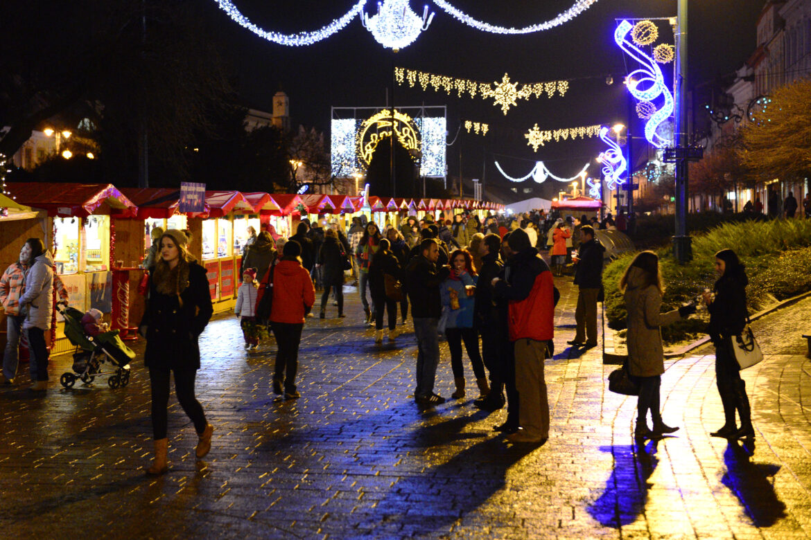 Vianočné trhy v Prešove.