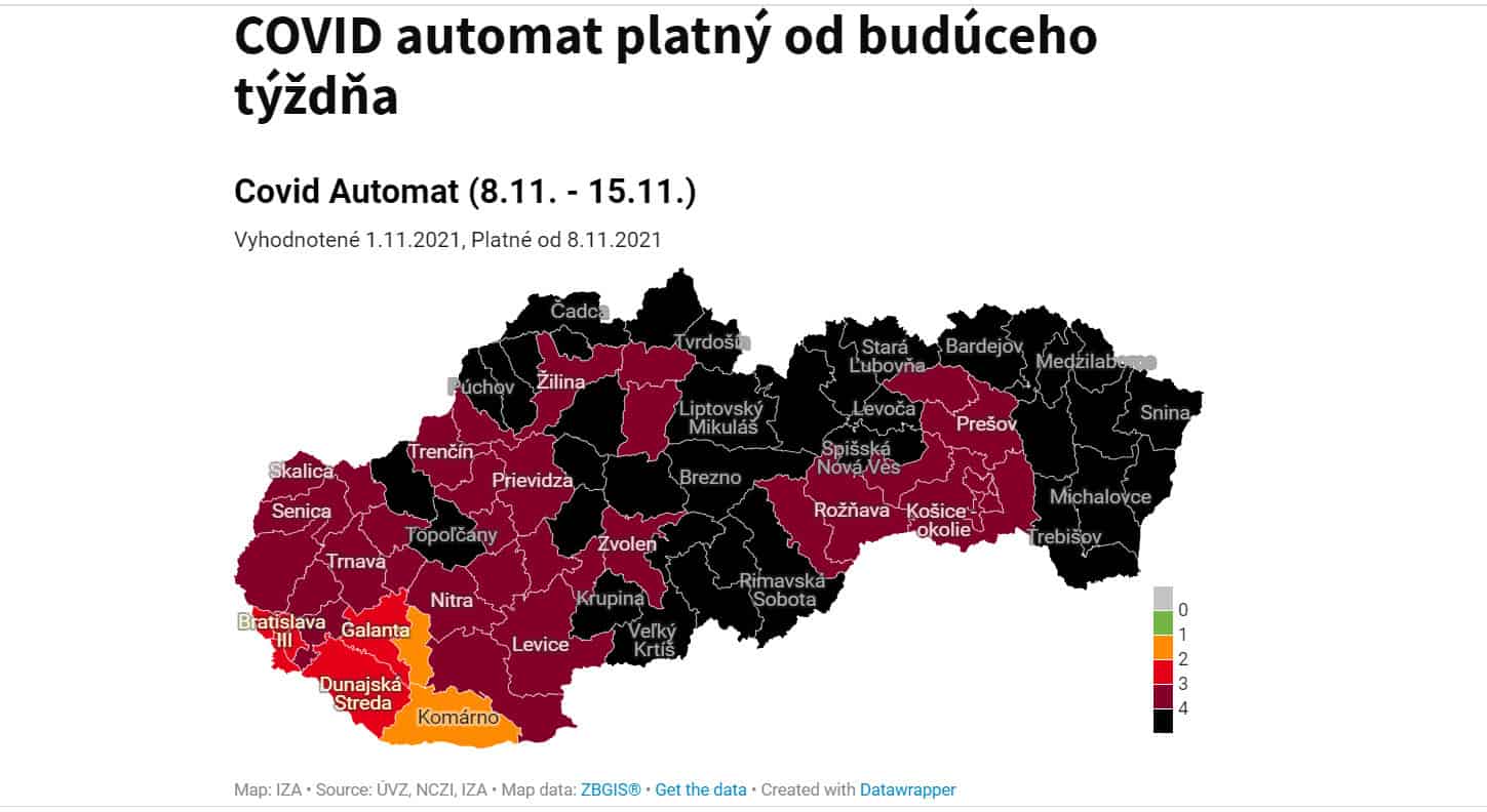 VÝCHOD je na tom NAOZAJ ZLE! Viac ako 80 percent infikovaných je nezaočkovaných