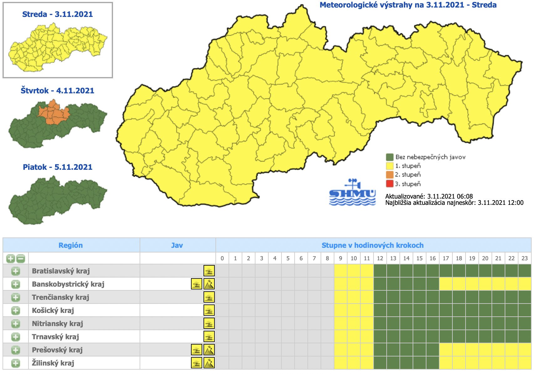 Na celom Slovensku sa od rána tvorí hmla