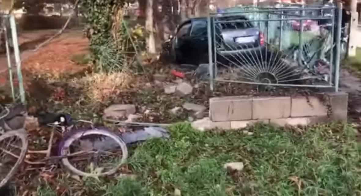VIDEO: Ďalší mŕtvy cyklista. Šoférka zabila dôchodcu na chodníku, sama skončila na dvore materskej školy