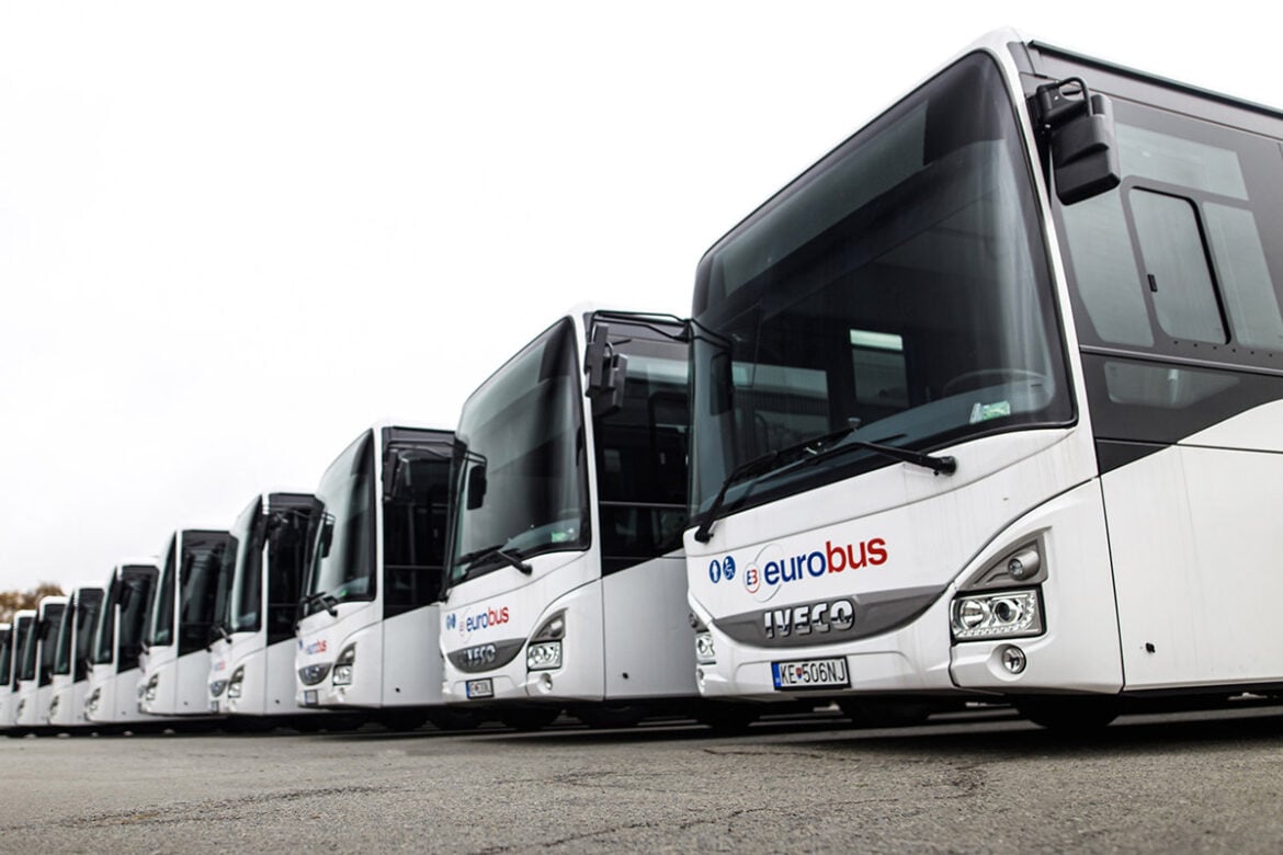 autobus, eurobus, strajk