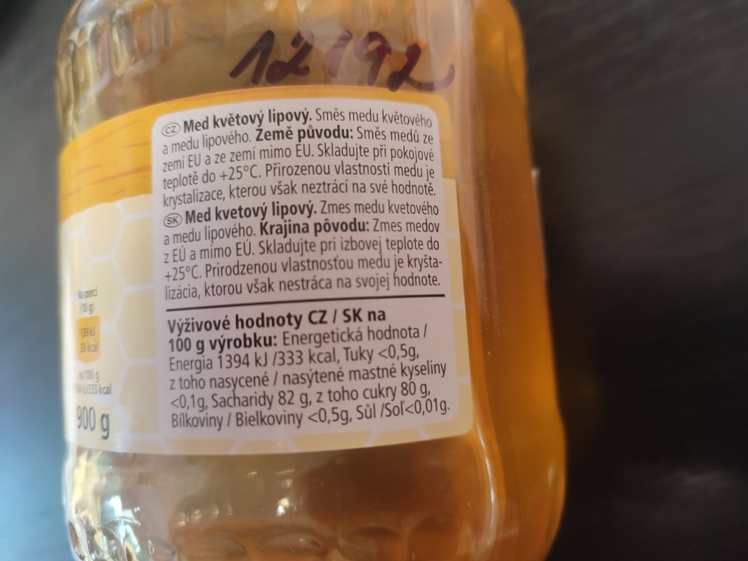 zakázaný produkt, med