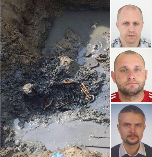 V Dolnom Chotári opäť vykopávajú zavraždených ľudí. Foto: koláž Polícia SR