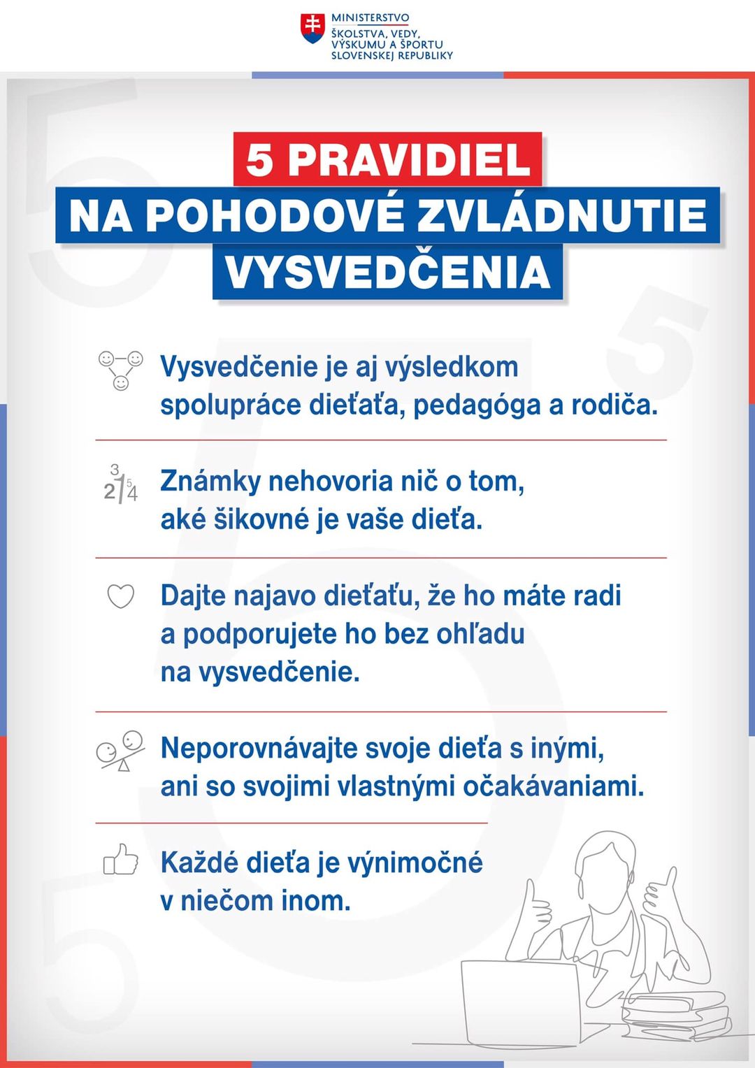 Odporúčanie Ministerstva školstva, vedy, výskumu a športu Slovenskej republiky.