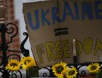 Ukrajina, vojna, utečenci, Rusko, protest
