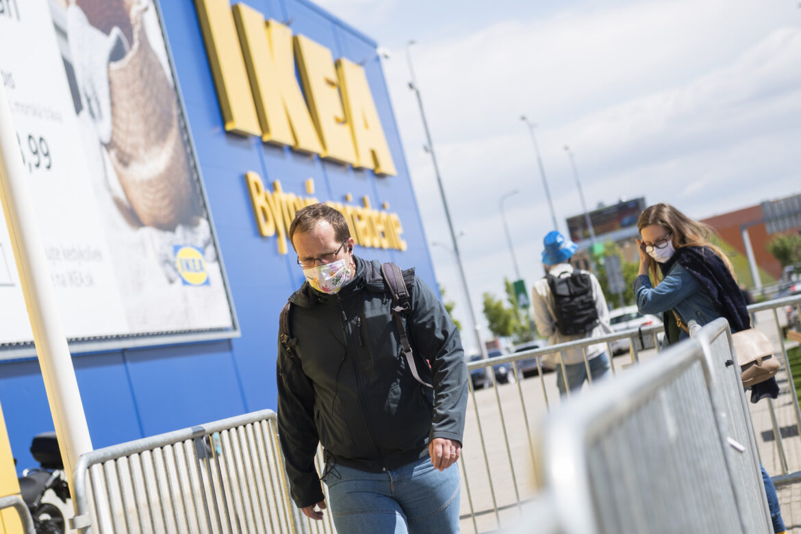 Populárny obchodný reťazec IKEA.
