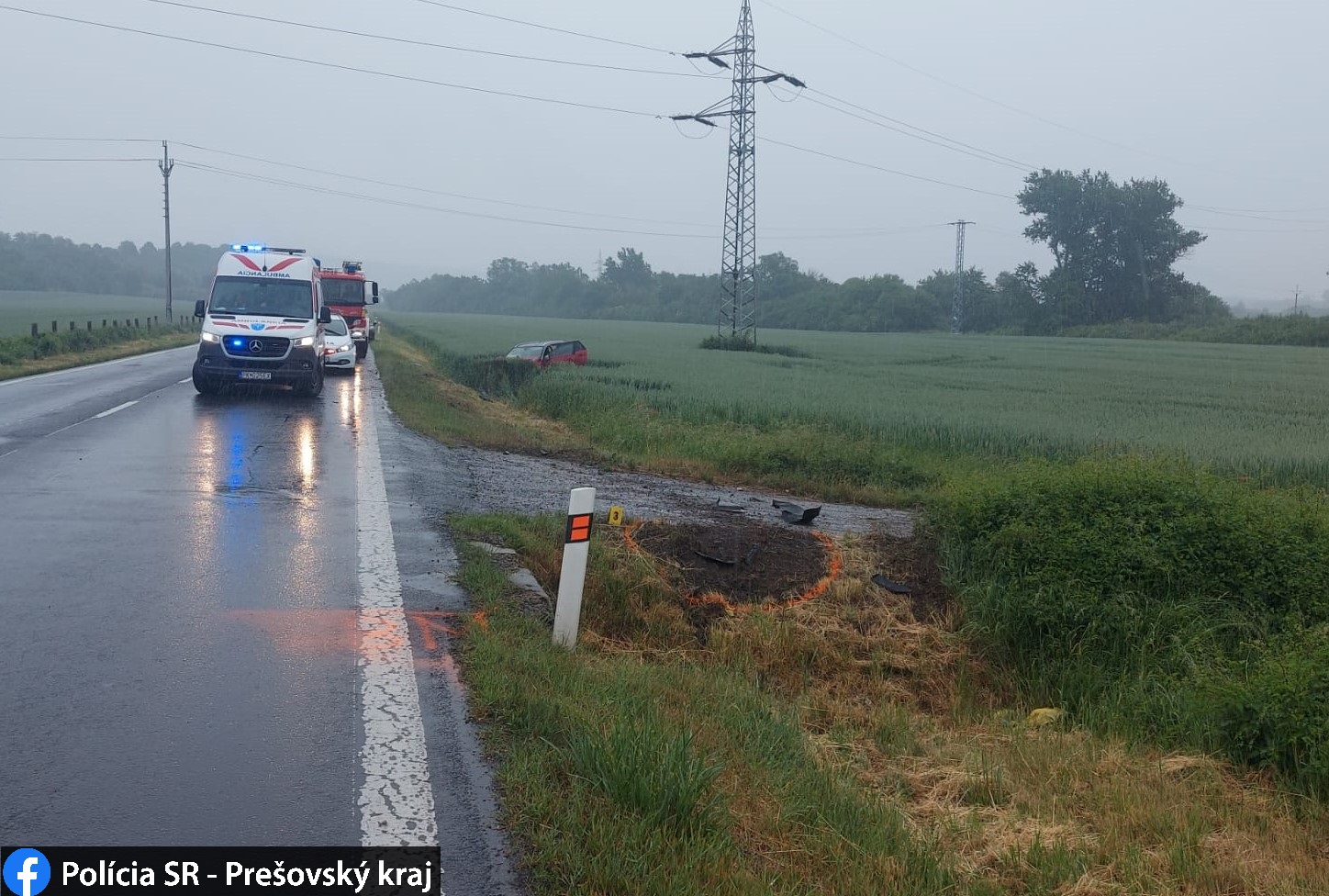 Tragická dopravná nehoda neďaleko Humenného.
