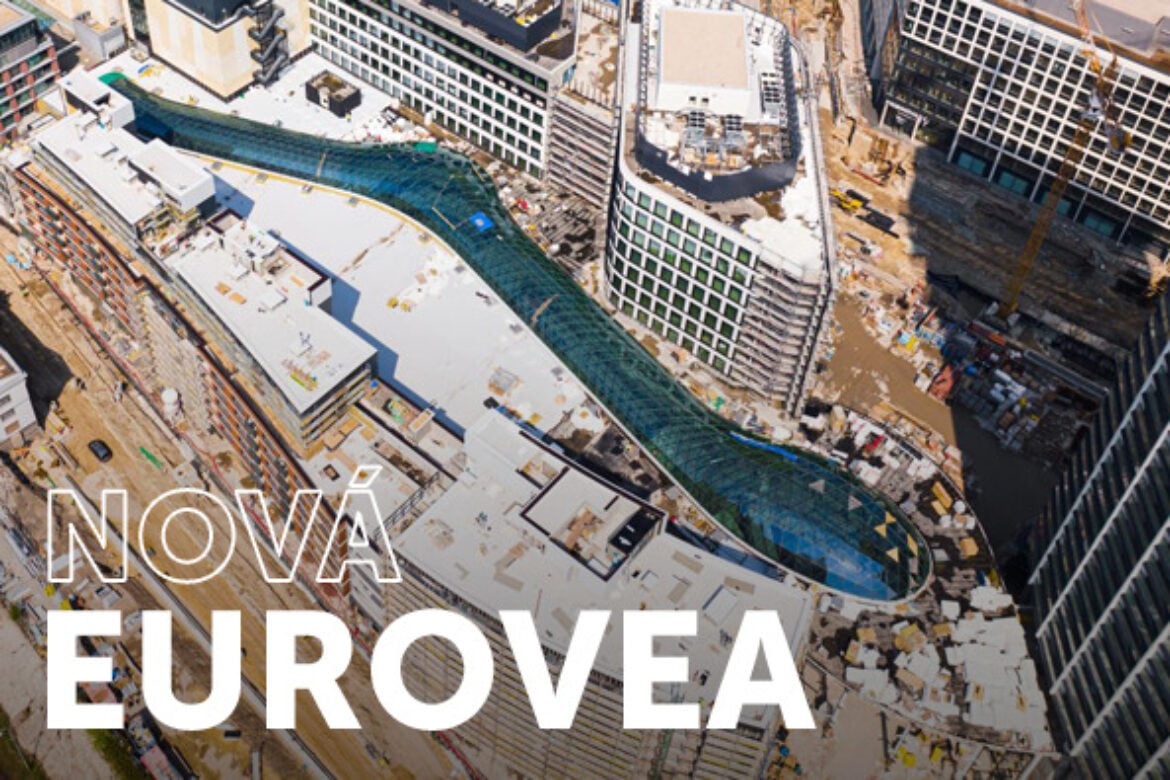 Bratislavská Eurovea rastie