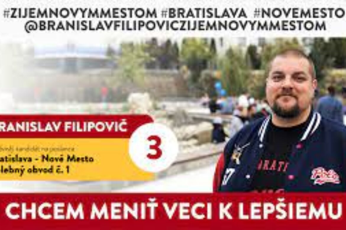 Vicestarosta Nového Mesta Branislav Filipovič. Zdroj: FB