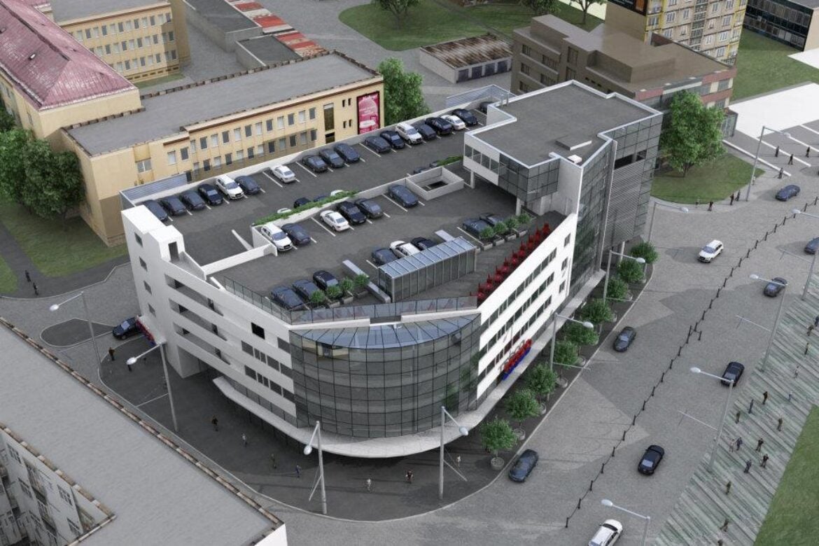 Pred MsÚ postavia nový parkovací dom, "jama" sa stane minulosťou. Zdroj: bystricoviny.sk