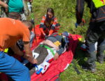 Horskí záchranári pomáhali v Terchovej poľovníkovi po páde zo stromu. Zdroj: HZS