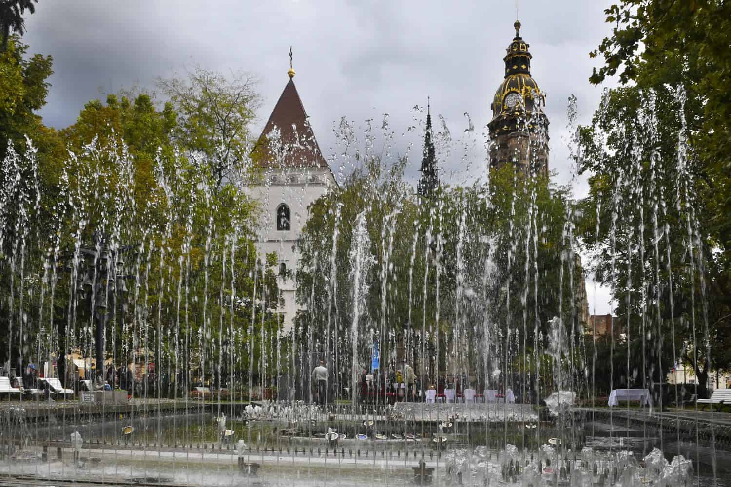 Horúčavy v Košiciach zmierňujú dva rozprašovače hmly a 13 fontán