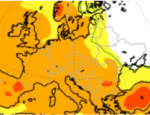 Prognóza teplôt v Európe na leto 2023. Zdroj: ECMWF