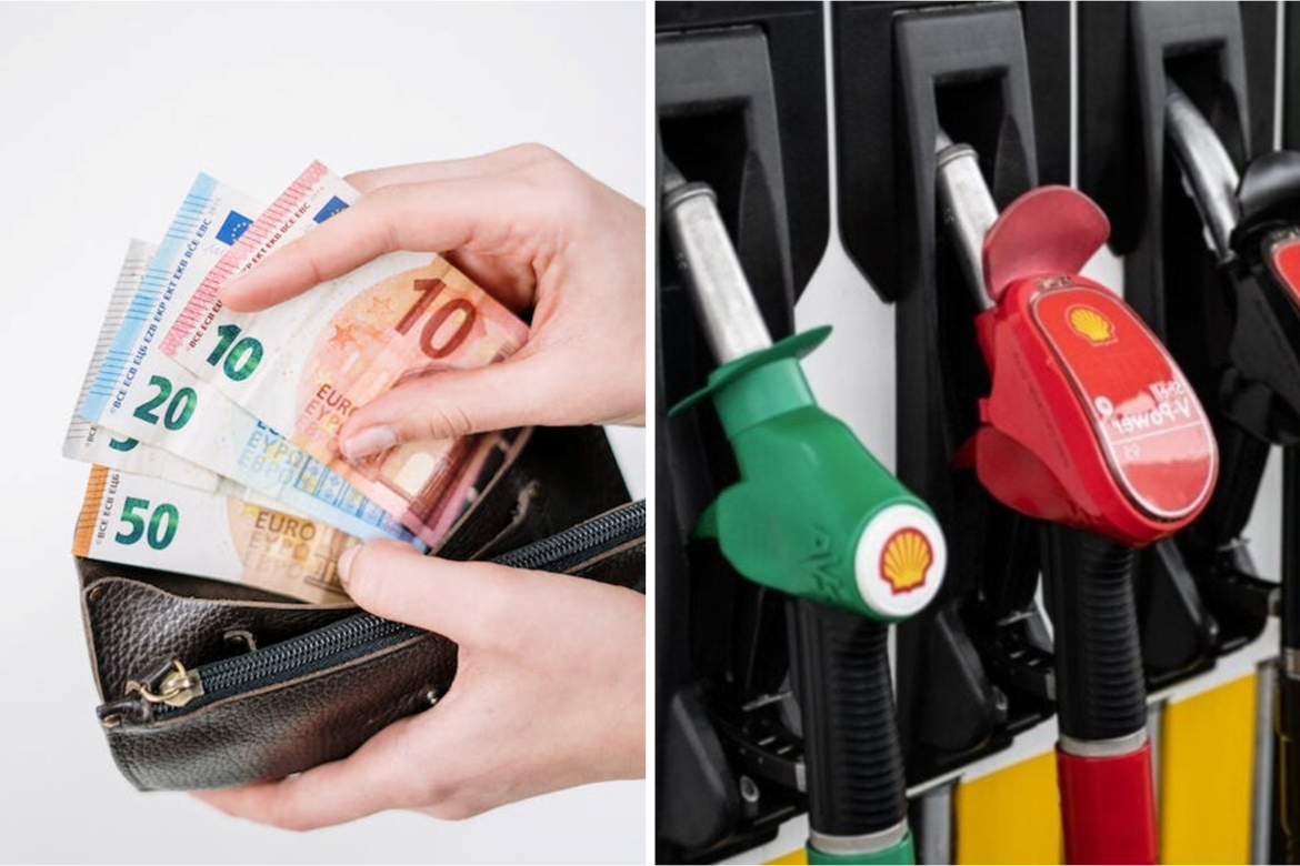 Ceny, benzín, nafta, tankovanie, peniaze.Ilustračná foto. Zdroj: Pexels, Glob.sk/Peter Korček