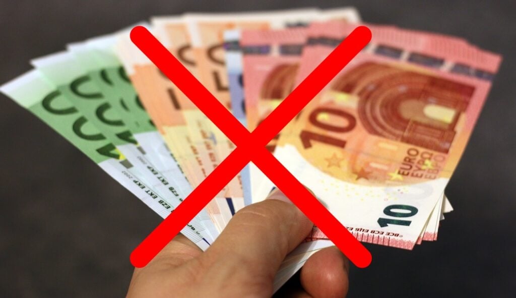 euro, bankovky