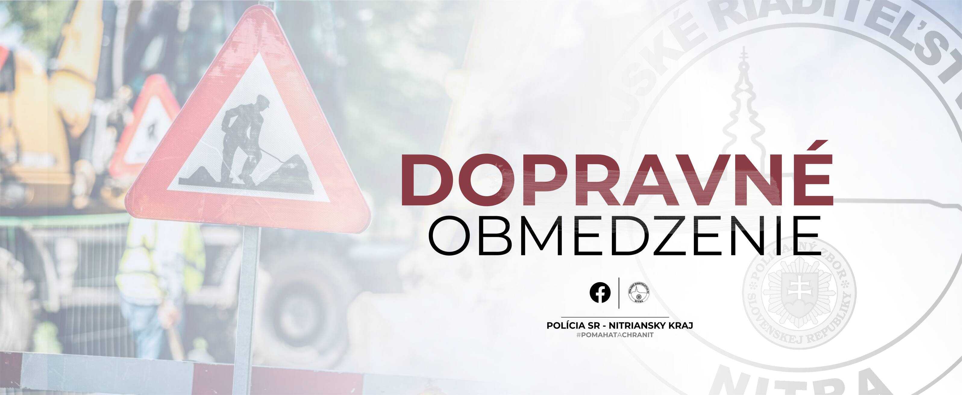 Cesta medzi Golianovom a Vrábľami bude zavretá do konca augusta