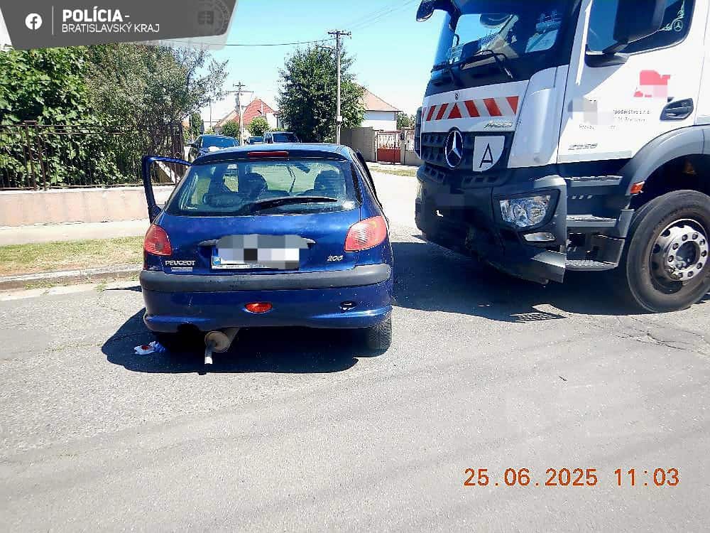 FOTO V Senci došlo v stredu k dopravnej nehode: Opitý vodič nedal prednosť! Neuveriteľné, koľko nafúkal