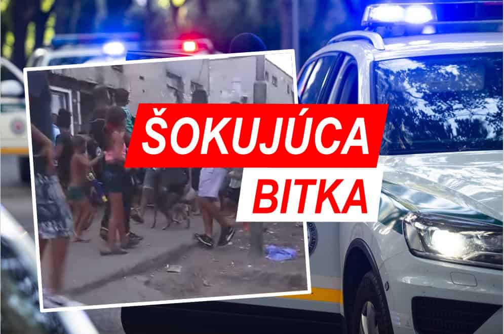 VIDEO BRUTÁLNA BITKA desiatok ľudí: Muž bránil ženu, skončil v kritickom stave! Zasahovali kukláči aj záchranári