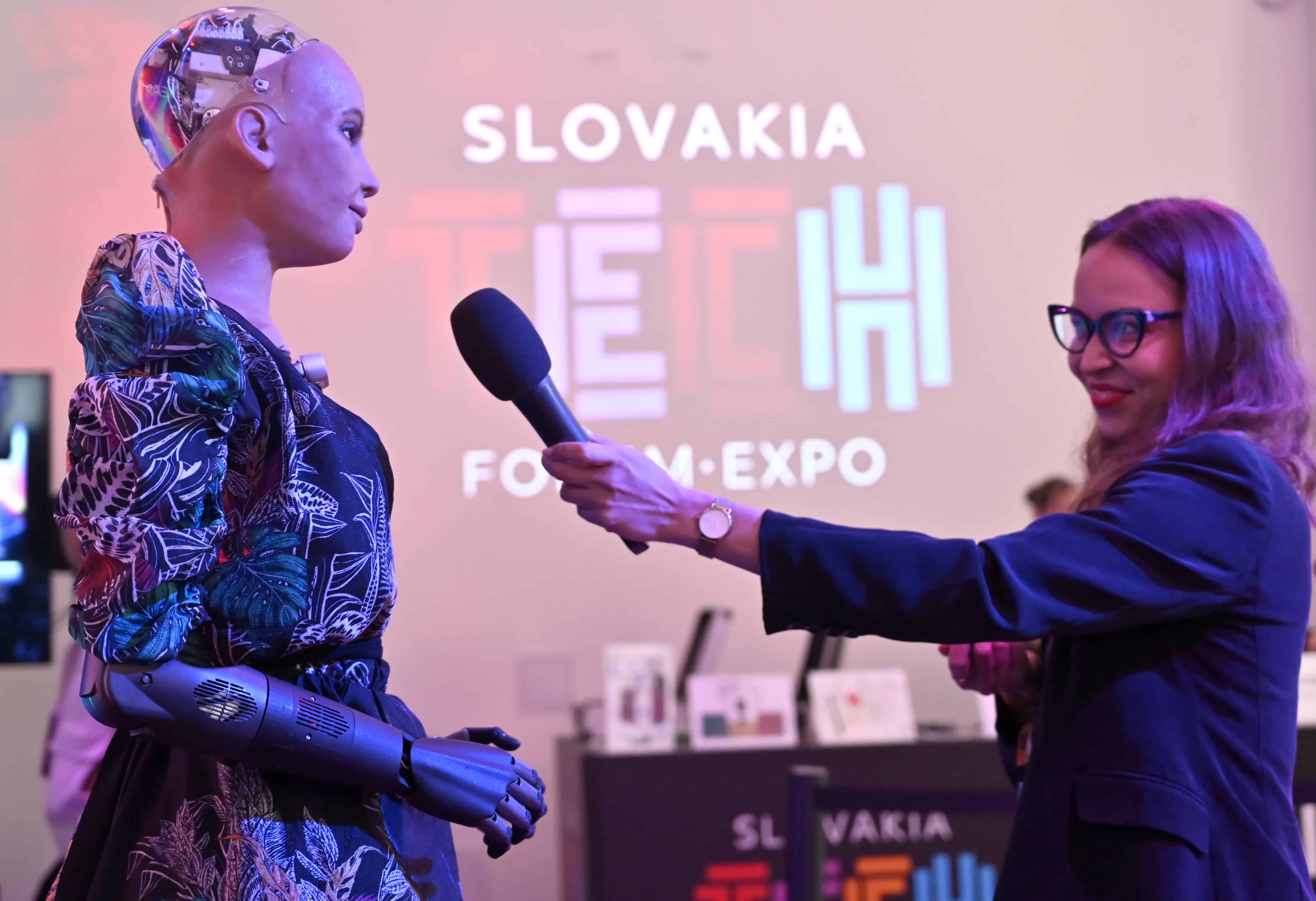FOTO SlovakiaTech 2025 v Košiciach: Lákadlom je humanoidná Sophia, revolučné roboty a umelá inteligencia naživo