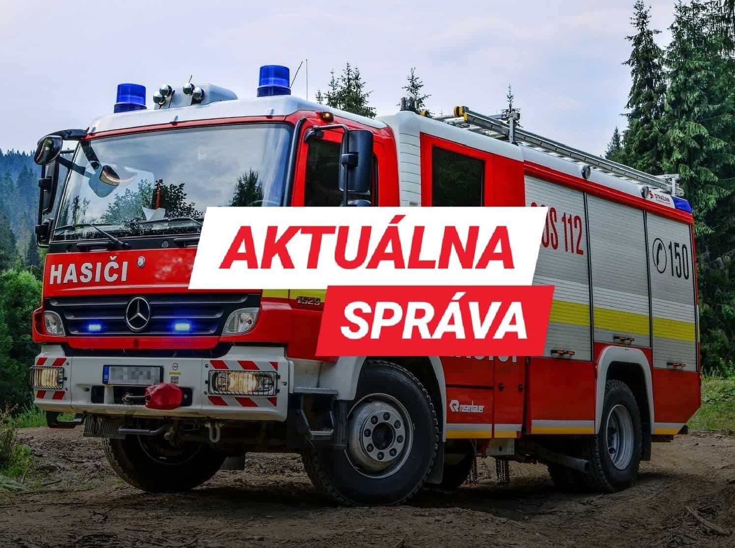 Aktuálne: Vypukol požiar, zasahuje množstvo hasičov