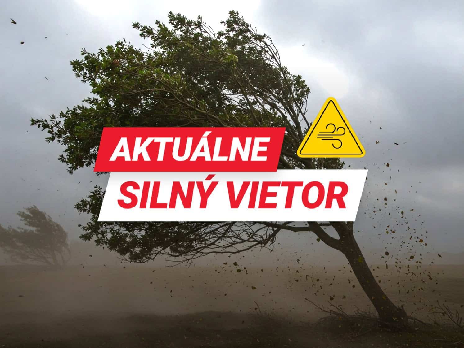 Silný vietor zasiahne viaceré regióny Slovenska: Meteorológovia vydali výstrahy na nedeľu