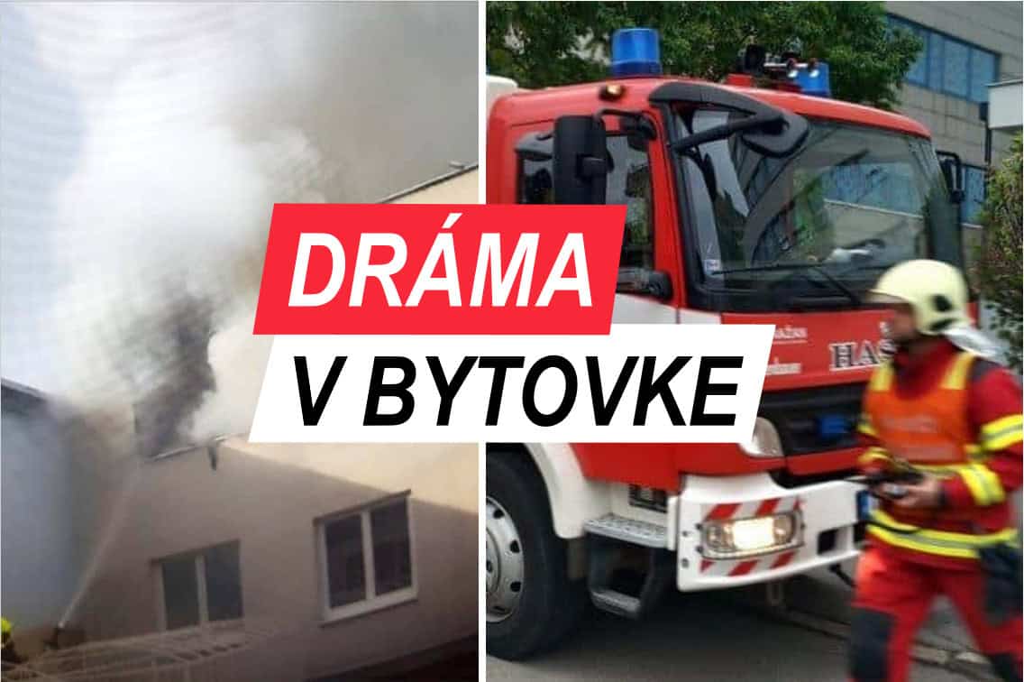 DRÁMA V BYTOVKE Vypukol požiar, ostal tam otec s 3 deťmi! Zúfalo volal o pomoc: FOTO zo záchrannej akcie