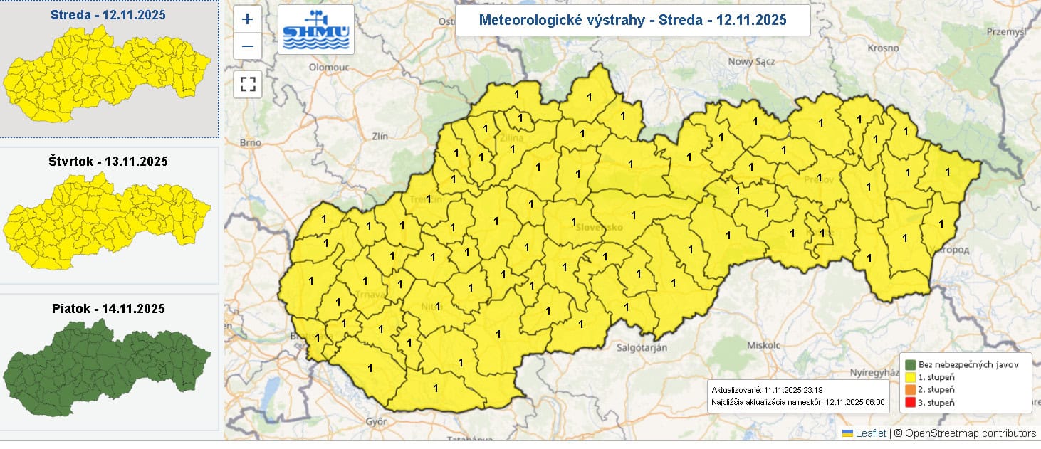 Zdroj: SHMÚ