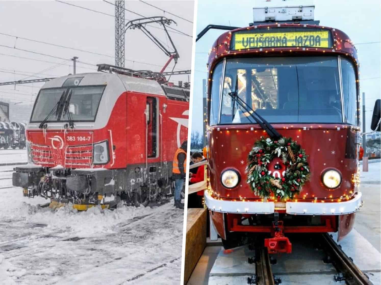 Ako budú počas Vianoc jazdiť vlaky a MHD v najväčších mestách? Veľký prehľad