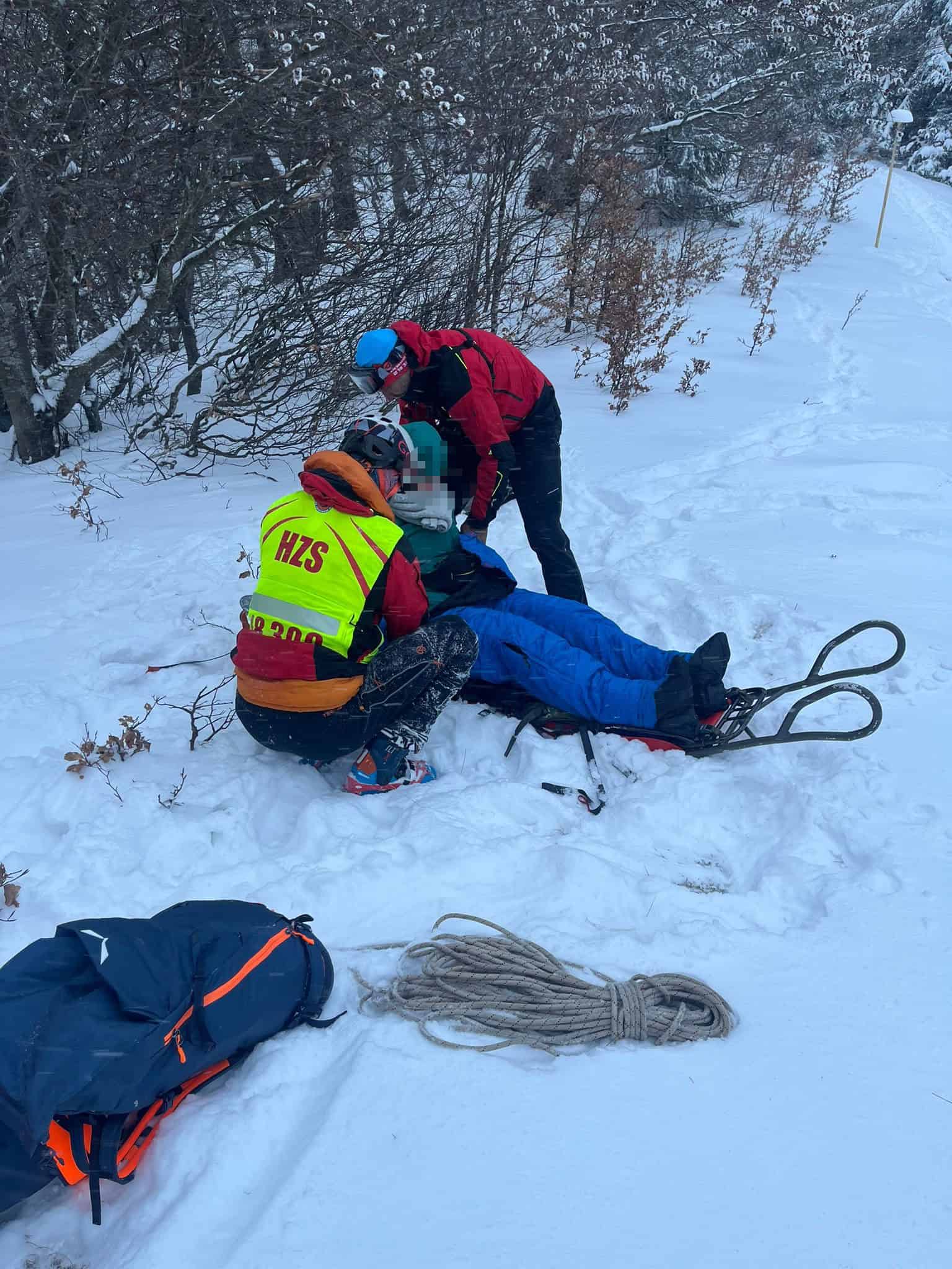 Dráma na horách: FOTO Poľská turistka skolabovala, pomáhali jej horskí záchranári