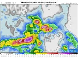 Na Slovensko sa vracia zima: Varujú pred snehovou kalamitou (mapa sneženia)