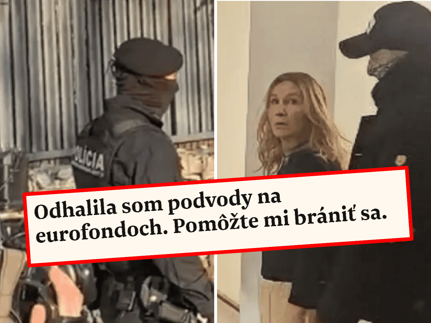 Slovenská politička založila zbierku, prosí o peniaze: Odhalila som podvody, čelím tlaku štátnej mašinérie