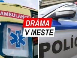 Dramatický nočný zásah v centre mesta: Policajti vyslobodili zranenú ženu, muža zadržali