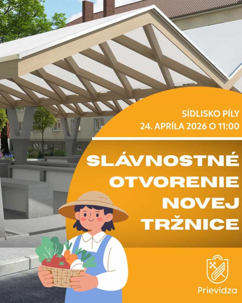 Prievidza má novú modernú tržnicu: Obyvatelia už nakupujú v zrekonštruovaných priestoroch na sídlisku Píly