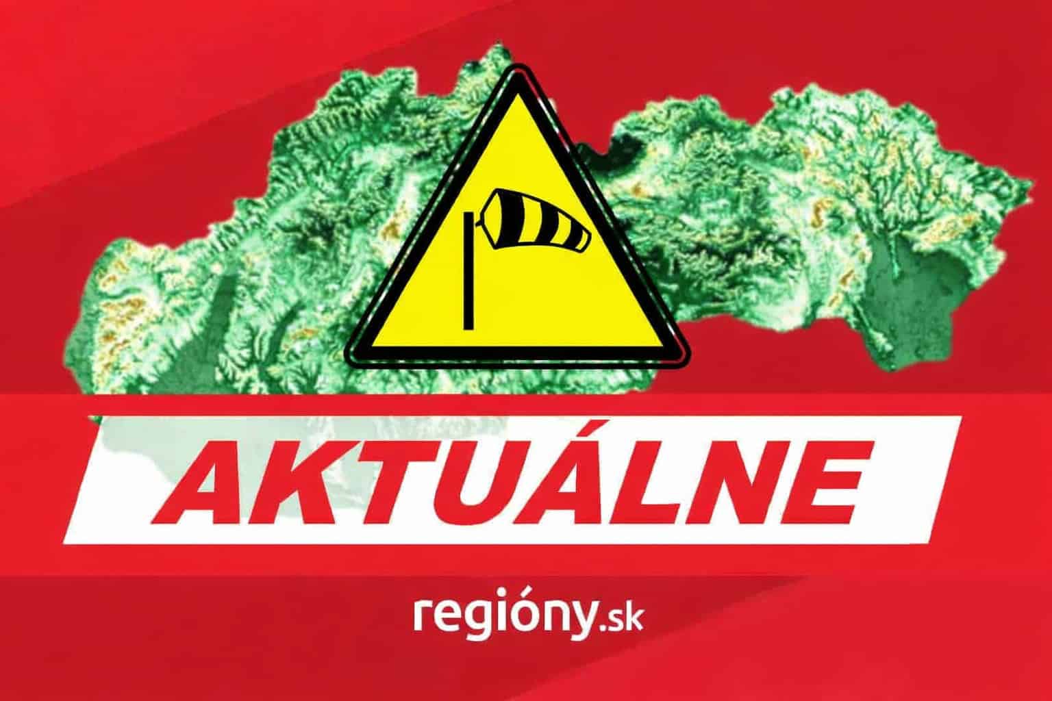 SHMÚ vydal výstrahy pred silným vetrom: Tieto okresy západného Slovenska môžu čeliť nebezpečiu