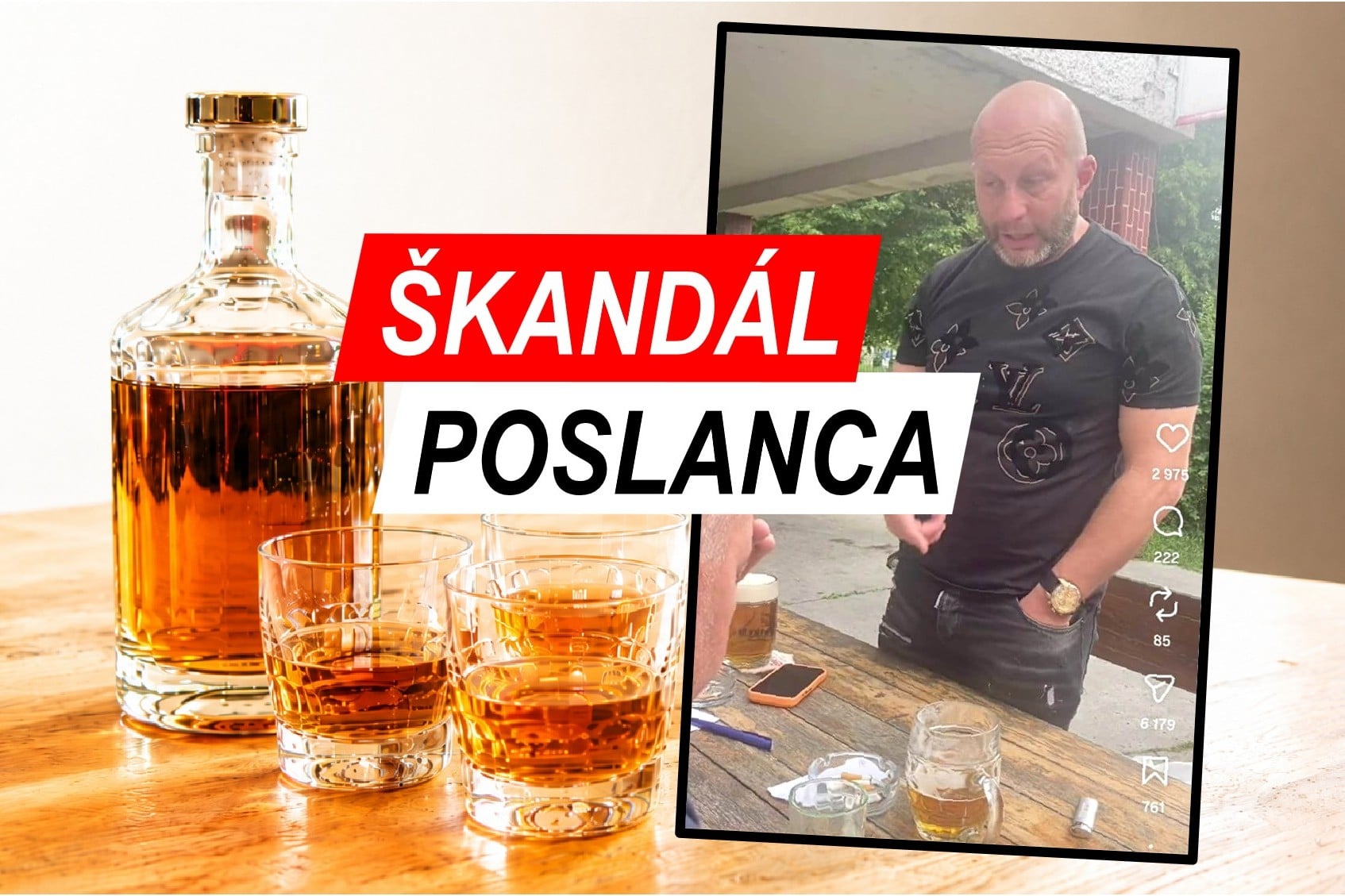 ŠKANDÁL Známy POSLANEC vyvádzal opitý na podujatí, natočili ho na VIDEO: ODSTUPUJE! Toto je REAKCIA