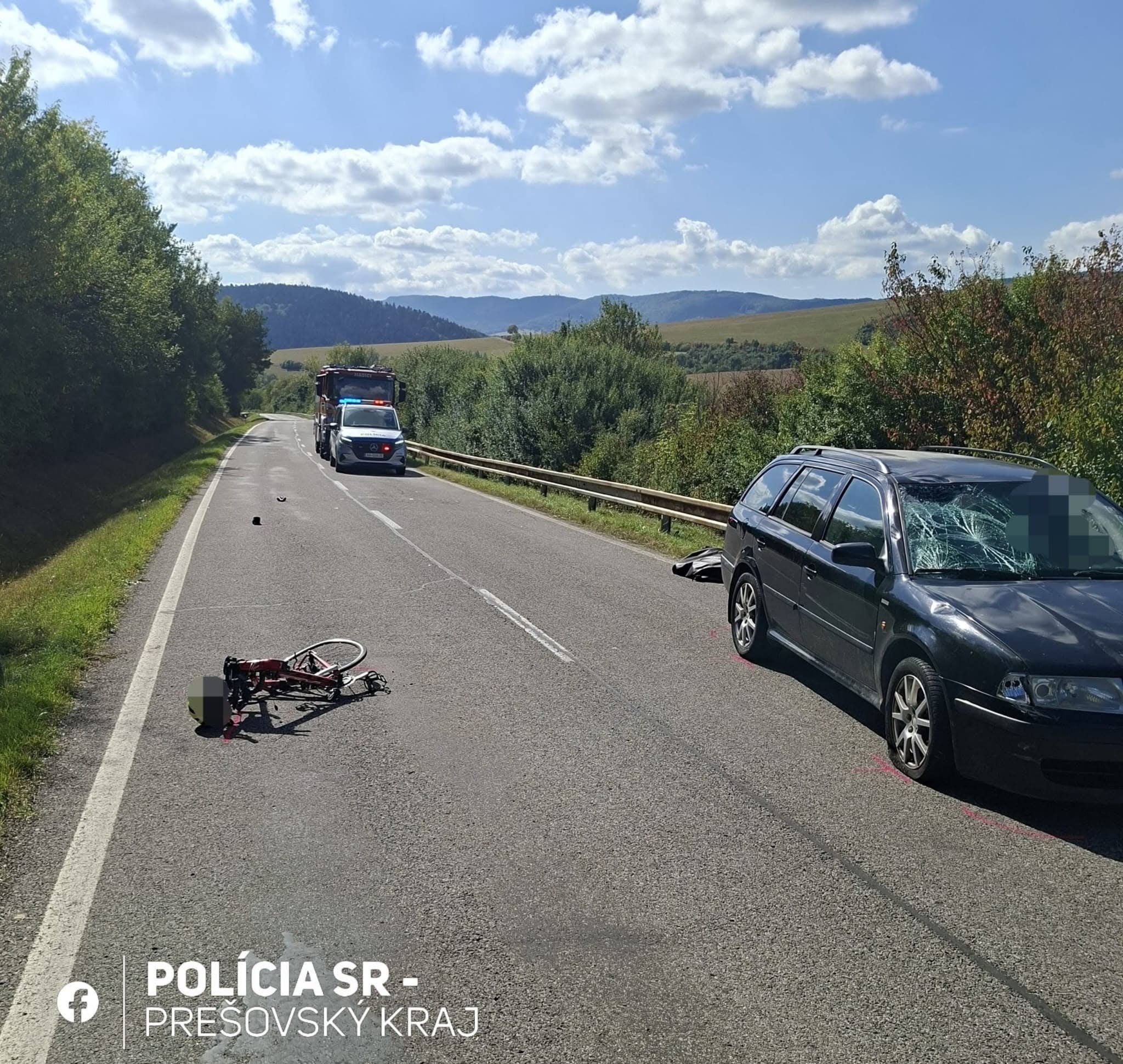 AKTUÁLNE Tragická zrážka s autom: Cyklista neprežil. Cesta je uzavretá